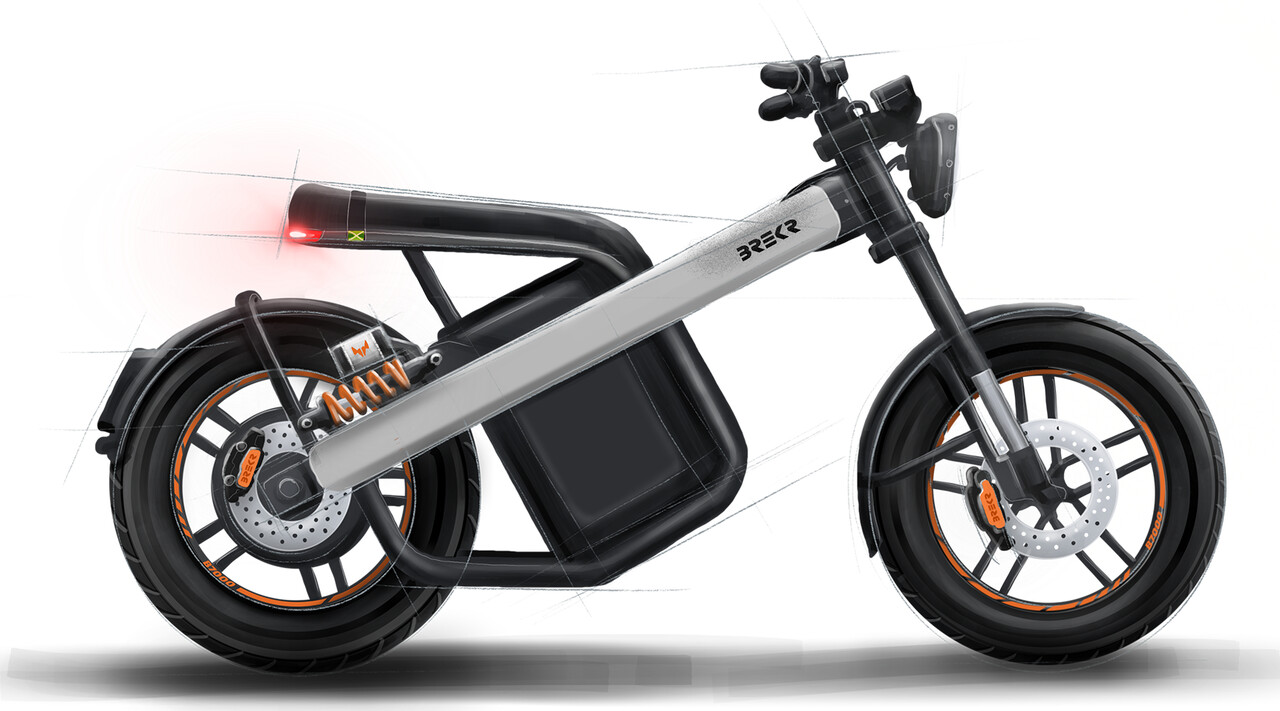 Dutch brand Brekr launches light electric motorcycle B7000 - ස්කූටර් ...